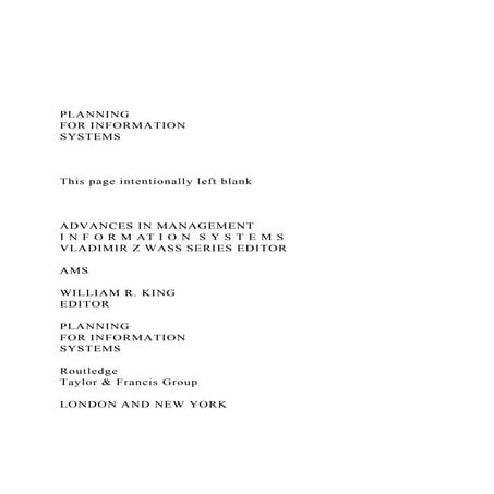 PLANNINGFOR INFORMATIONSYSTEMSThis page intent.docx