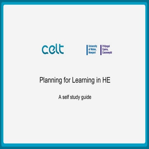 Planning for learning in he