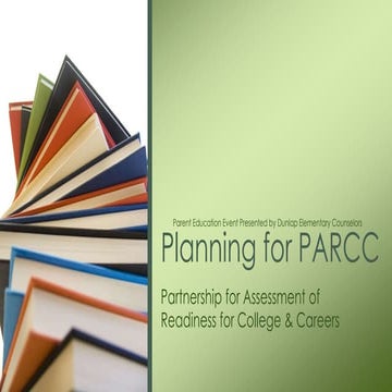 Planning for parcc