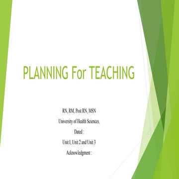 PLANNING For TEACHING.pptx
