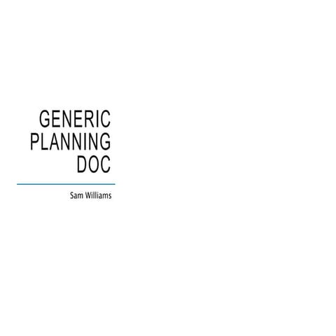 Planning guide   generic
