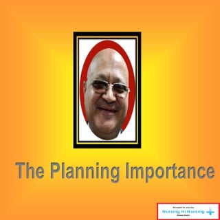 Planning importance