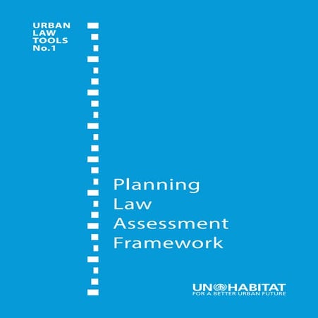 Planning Law Assessment Framework