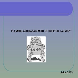 Planning & Manag. of Hospital Laundry