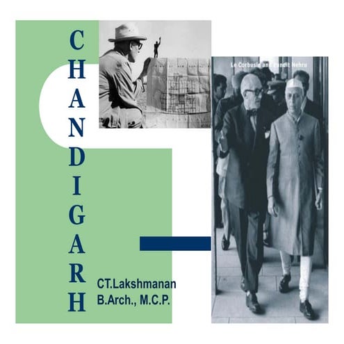Planning of chandigarh by le corbusier