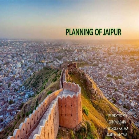 Planning of jaipur