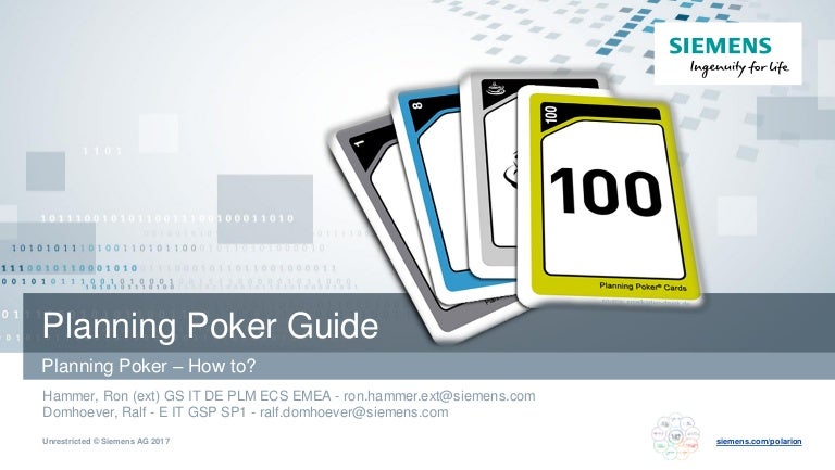 Planning poker slideshare tutorial
