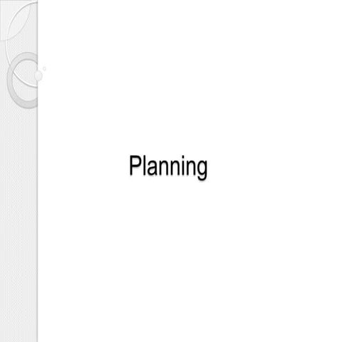 Planning powerpoint