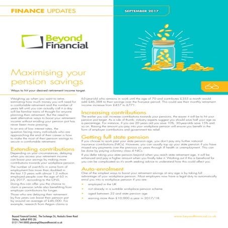 Planning pwp fu_sept17_maximisingpensionsavings
