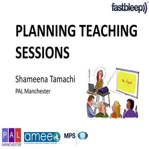 Planning Teaching Sessions
