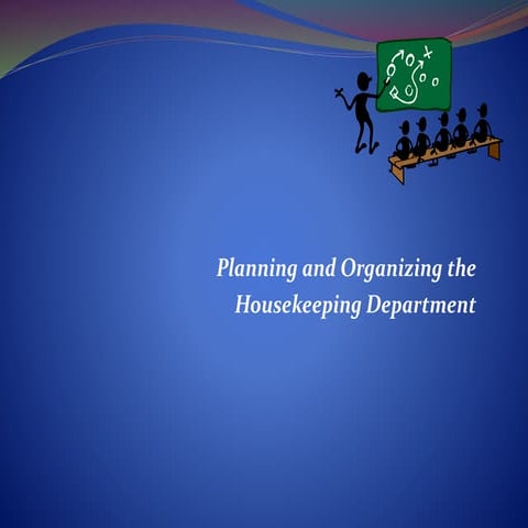 Planning the hk deptt 