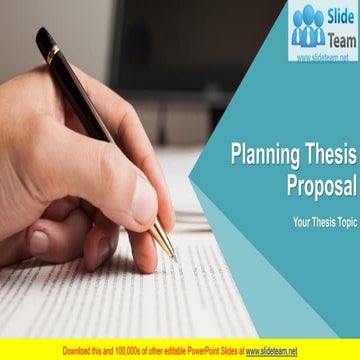Planning Thesis Proposal PowerPoint Presentation Slides 