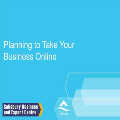 Planning to take your business online