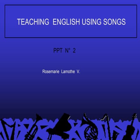 Planning with songs | PPT