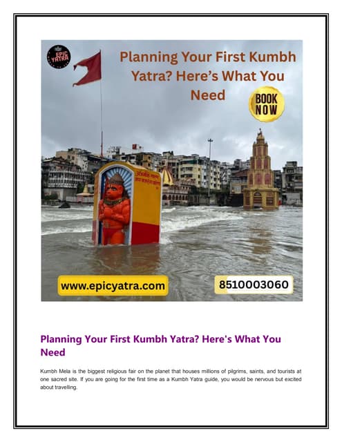 Planning Your First Kumbh Yatra? Here’s What You Need