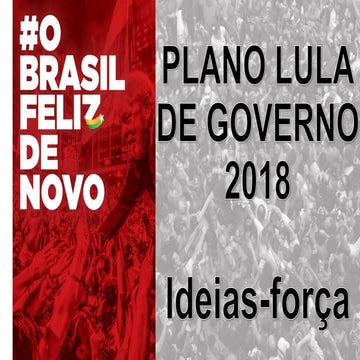 Plano do Governo Lula 2018