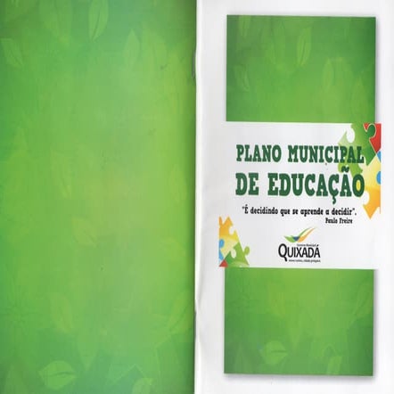 Colaboracao no Plano Municipal Educacao Quixada Ceara