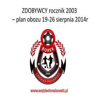 Plan obozu Zdobywcy 2003