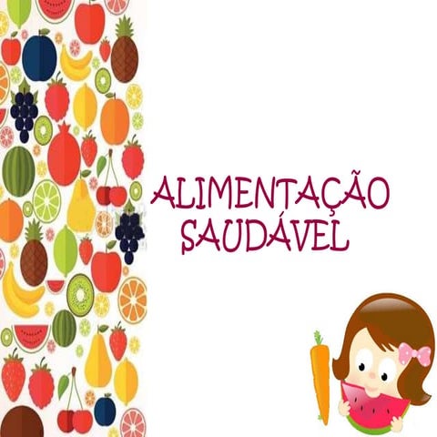 Plano de aula - Alimentação saudável | PPTX