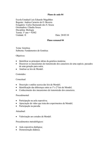 Plano de aula 04