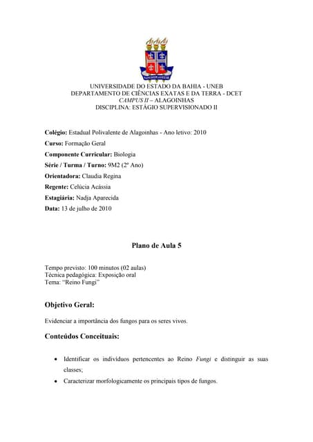 Plano de aula 6 nadja