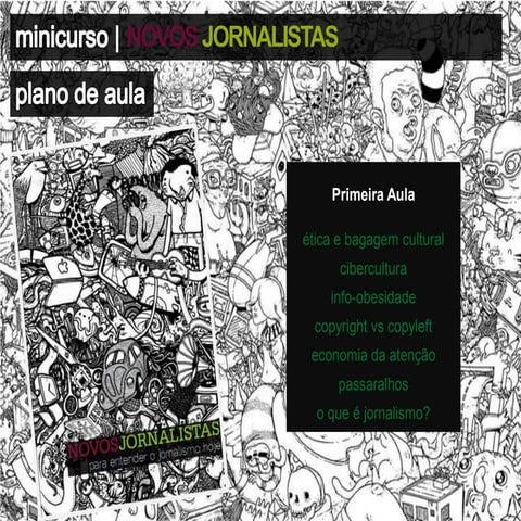 Plano de aula do minicurso Novos Jornalistas