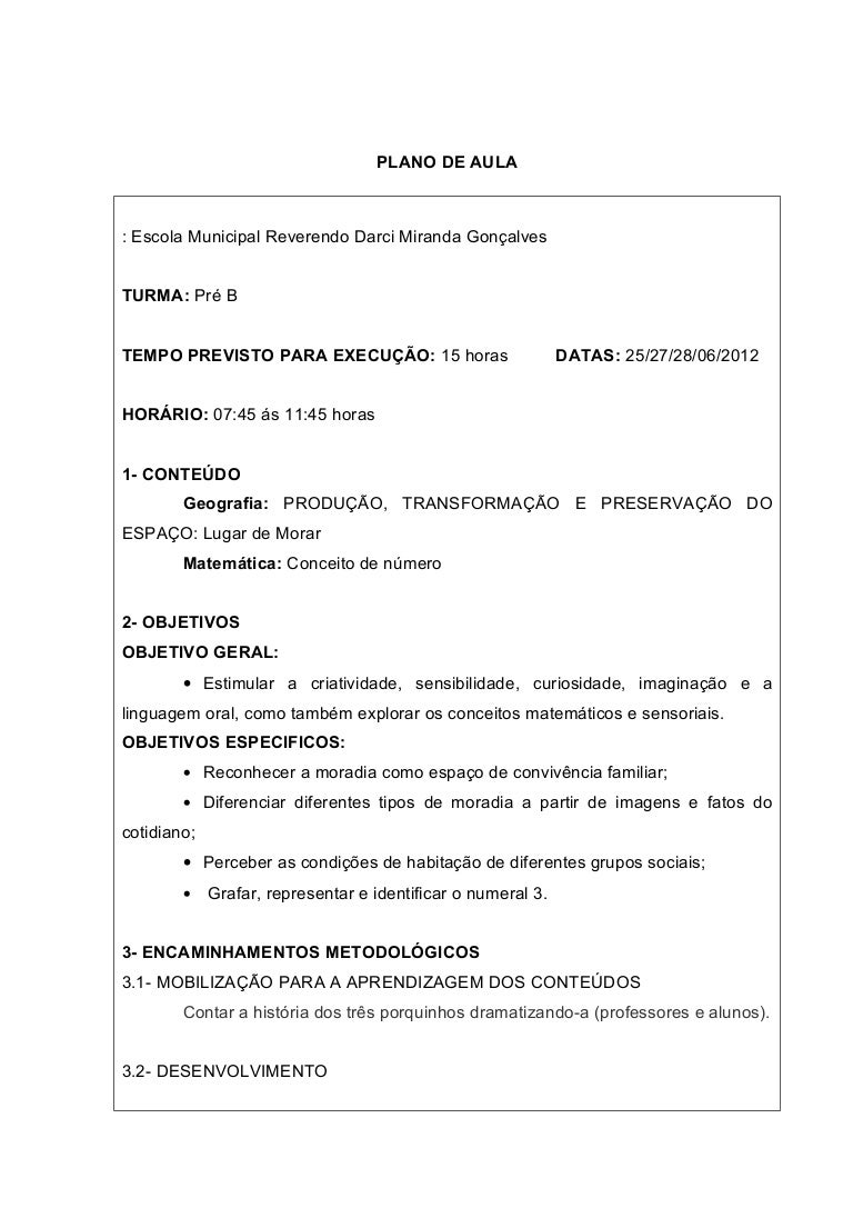 Projeto semanal educação infantil Projeto semanal educação infantil