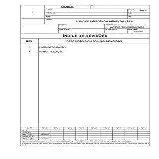 Plano de emergência ambiental   pea