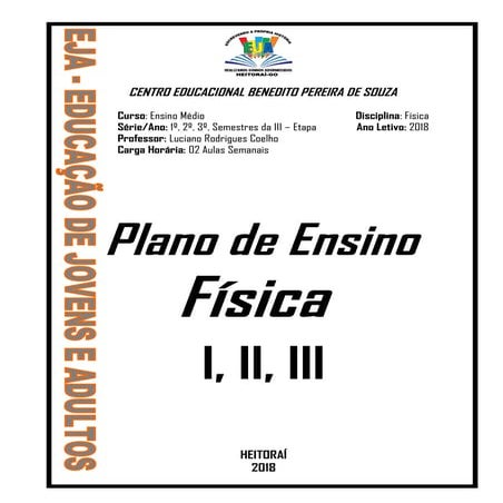 Plano de ensino fisica | DOC