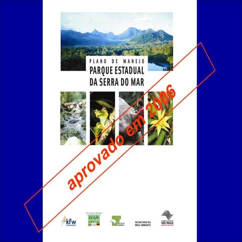 Plano de Manejo Parque Estadual da Serra do Mar