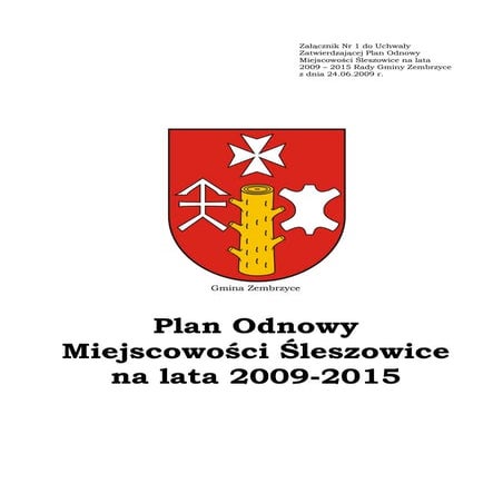 Plan Odnowy Sleszowice