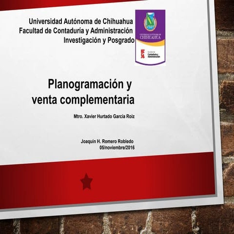 Planogramación y venta complementaria