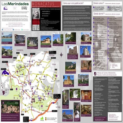 Plano guia Las Edades del Hombre en Oña (Merindades)