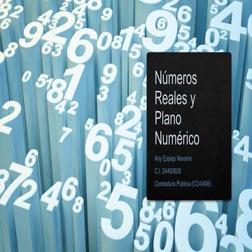 Plano numerico / Matematica