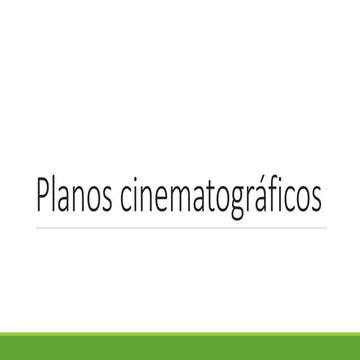 Planos cinematográficos