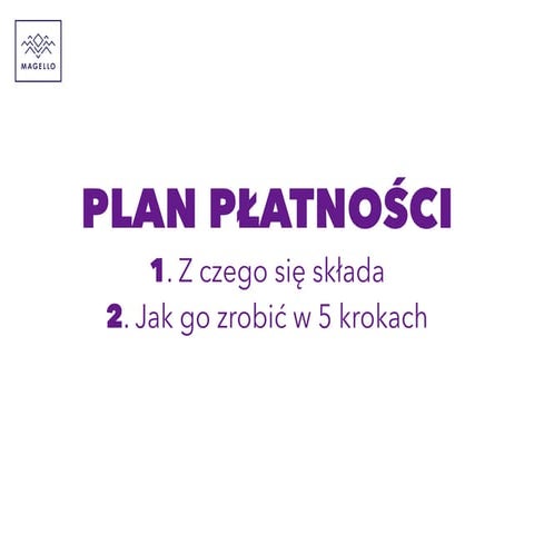 Magello - plan płatności
