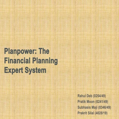 DSS Case on Planpower