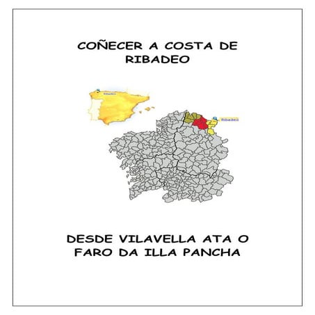 Plan proxeecta  coñece a costa de ribadeo. rota 1 -  5º curso