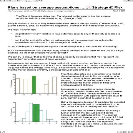 Budgeting with Monte Carlo simulation models | PDF