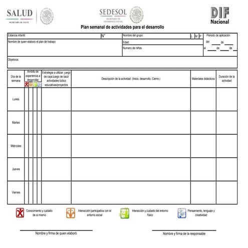 Cedula de registro y actualización de datos Editable