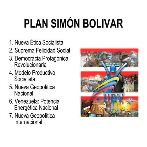Plan simón bolivar