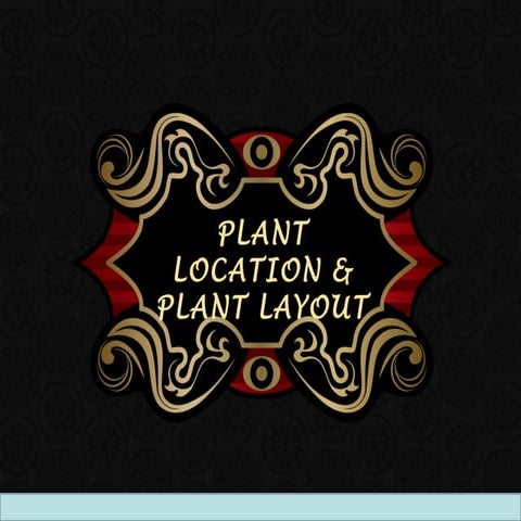 Selection Criteria of a Plant