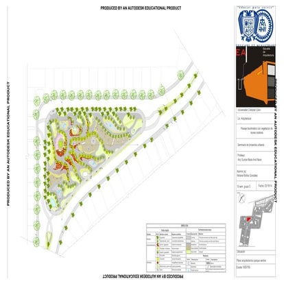 Planta arq. parque central | PDF