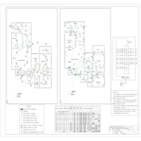 Planta baixa para projeto elétrico iluminação a4 layout1