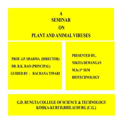 Plant and animal viruse