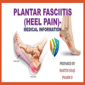 Plantar fasciitis (heel pain)-medical information