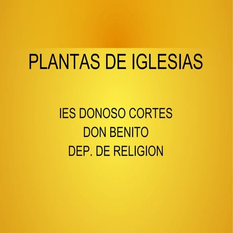 Plantas de iglesias