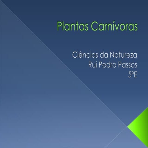 Plantas carnívoras