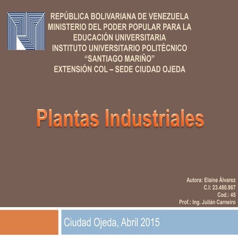Plantas industriales