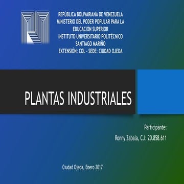 Plantas industriales